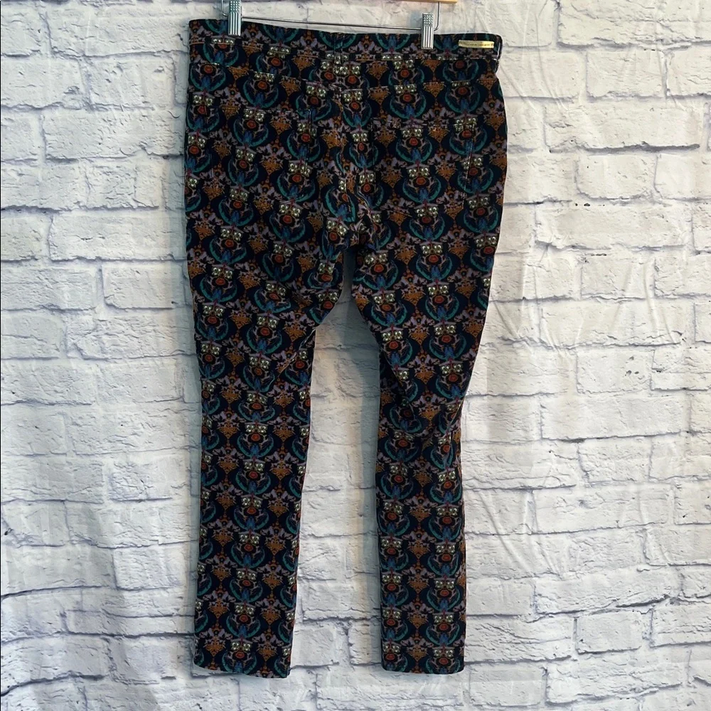 Anthropologie Pilcro Corduroy Serif Batik Pants Size 32 Skinny - Picture 6 of 9